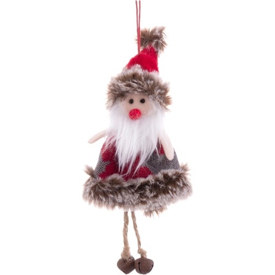 Casa Selección Текстилна коледна украса Santa - Casa Selección (118260)