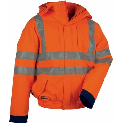 Cofra zimná reflexná bunda FLUO reflexná oranžová