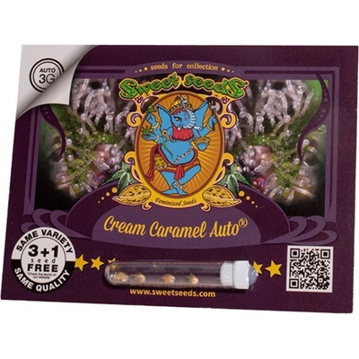 Sweet Seeds Cream Caramel AUTO semienka neobsahujú THC 3 ks