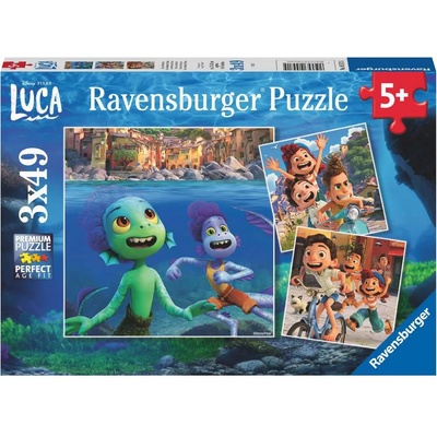 Ravensburger Пъзел Ravensburger от 3 x 49 части - Лука (05571)
