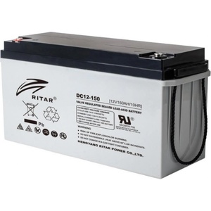 Ritar Оловна AGM батерия RITAR (DC12-150), 12V, 150Ah, F12/M8, За соларни системи (RITAR-DC12-150) - itmode
