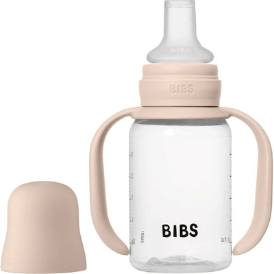 Bibs dětská láhev se silikonovým pítkem Blush 150 ml