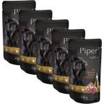 Dolina Noteci Капсула Piper Adult с пилешки сърца и кафяв ориз 5 x 150 г