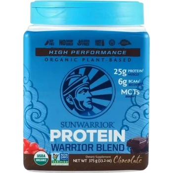 Image 1 of Sunwarrior Protein Warrior Blend | with Pea, Hemp & Goji Berry [375 грама] Шоколад