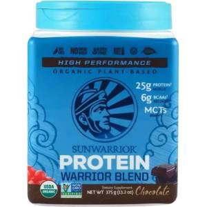 Sunwarrior Protein Warrior Blend | with Pea, Hemp & Goji Berry [375 грама] Шоколад
