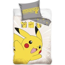 Carbotex bavlna obliečky Pokémon Pikachu v Akcii 140x200 70x90