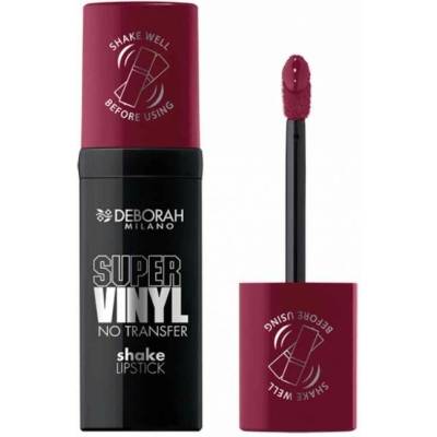 Deborah Milano dloutrvající tekutá rtěnka Super Vinyl, 06 Winery 4,4 g