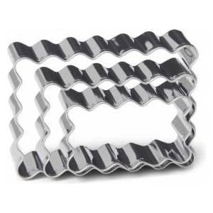 Patisse 3 Piece Stainless Steel Simple Cookie Cutter Set - Patisse