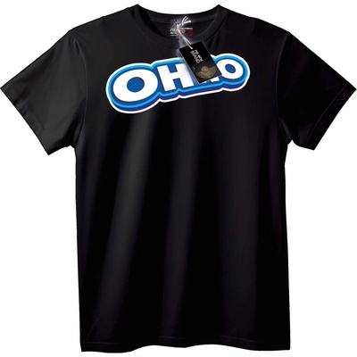 NOONEBRAND Тениска OHIO Щат - 7XL, Black