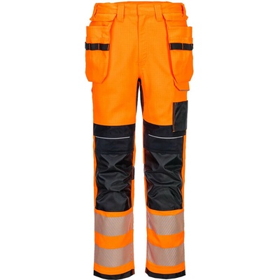 Portwest PW3 FR HVO Holster nohavice FR415 oranžová/navy