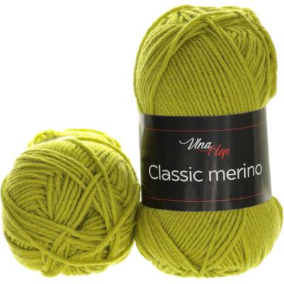 Vlna Hep Classic merino 61335 limetková