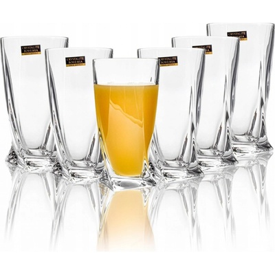 QUADRO BOHEMIA KLC Pohár na vodu long 6 x 350 ml