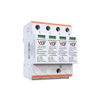 VCX-L1-4-B+C 8kA Professional přepěťová ochrana AC třída T1T2 (B+C) 4P HITYshop.cz