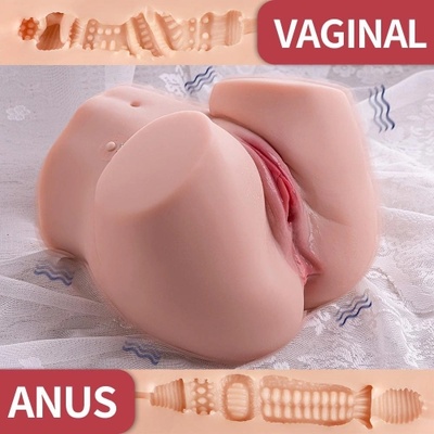 Shequ Вибриращ мастурбатор с вагина и анус Olga