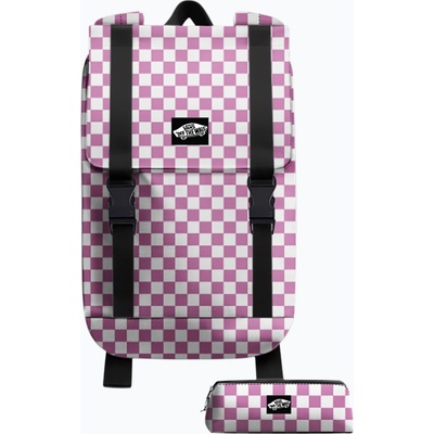 Vans Градска раница Vans Utility 18 l Checkerboard Pink Fizz