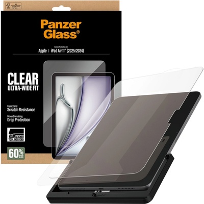 Panzer Стъклен протектор PanzerGlass за Apple iPad Air 11 (2025/2024) UWF, с инсталационен бокс