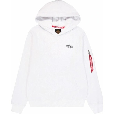 Alpha Signature BP Hoody bílá