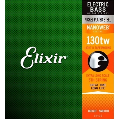 Elixir Bass Extra Long Scale Nanoweb 15433 Medium XL B 130tw