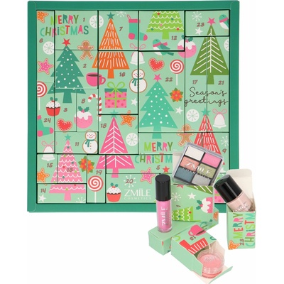 ZMILE COSMETICS Adventný kalendár Puzzle Pinetrees