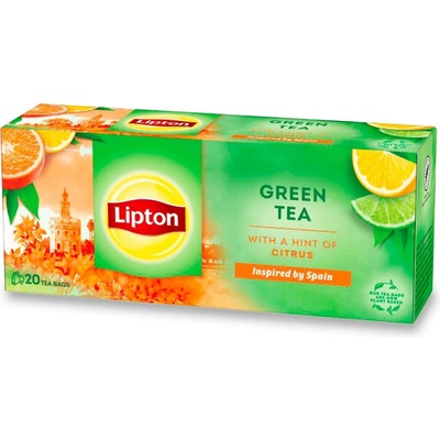 Lipton zelený čaj citrus 20 x 1,3 g