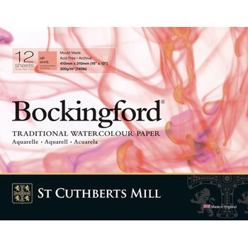 St Cuthberts Mill Bockingford H. P. Скицник 12 41 x 31 cm 300 g White (T45330001011E)