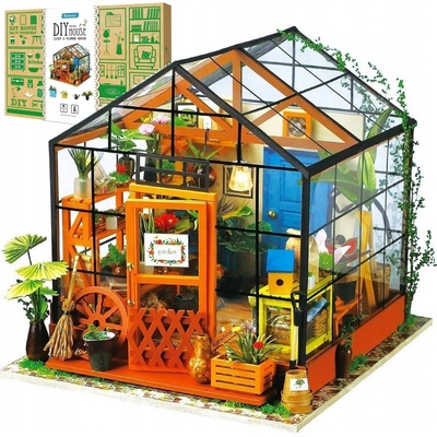 Robotime miniatura domečku Skleník – Sleviste.cz