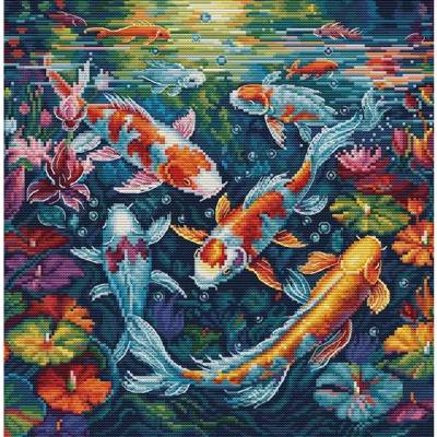 Luca-S Аквариум - гоблен по схема bu5030