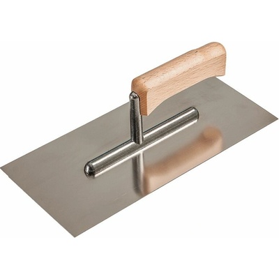Hladítko Strend Pro Premium, HardWood, drevená rúčka, 270x130 mm, rovné, 0,7 mm, nerez