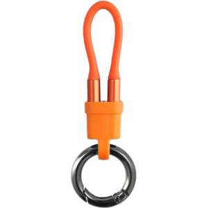 4smarts USB-C към USB-C кабел тип ключодържател за всички устройства с USB-C - 4smarts KeyRing USB-C to USB-C Cable (оранжев) (bulk) (541926)