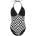 SoulCal Дамски бански костюм SoulCal Halter Swimsuit Womens - Black Check