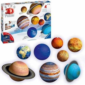 Ravensburger 3D puzzle Planetární soustava 522 ks