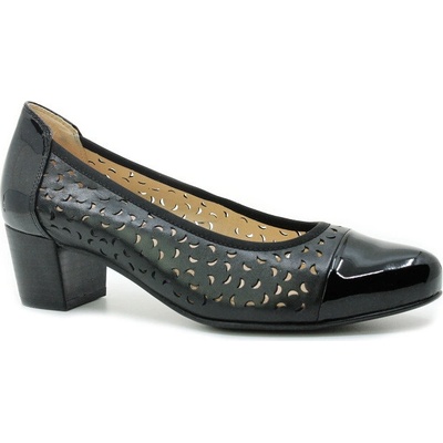 CAPRICE 22300 42 black comb dámské lodičky