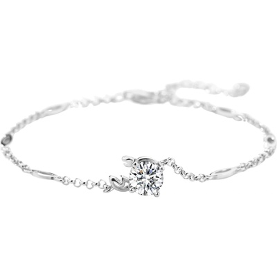 Silenti Jewelry Сребърна гривна "Рак