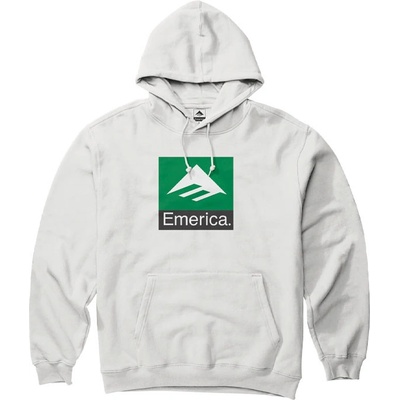 Emerica Classic Combo BONE mikiny přes hlavu bílá