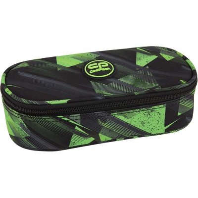 COOLPACK Елипсовиден ученически несесер Cool Pack Campus - Green Mirror (F062920)