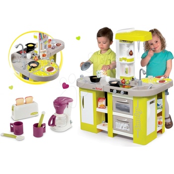 Smoby set kuchynka elektronická a raňajkový set s kávovarom a toasterom 311024-7