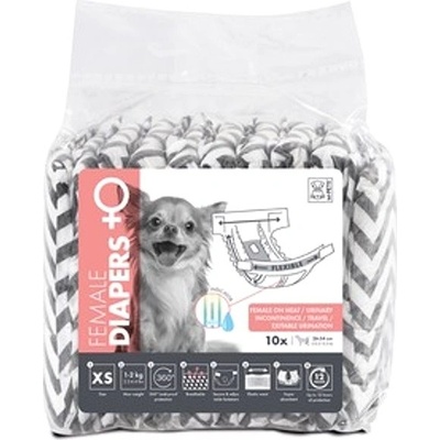 M-Pets Jednorázové pleny pro feny XS 10 ks