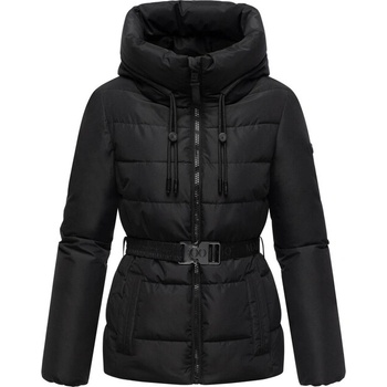 Marikoo Дамско зимно яке HIMEE 16 с висока яка и колан, черно (M-104-830.HIMEE16.201_black)