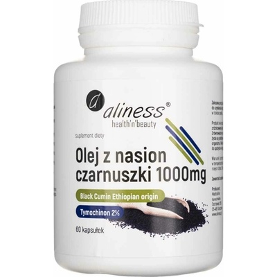 Aliness Olej zo semien čierneho kmínu 2% 1000 mg 60 kapsúl
