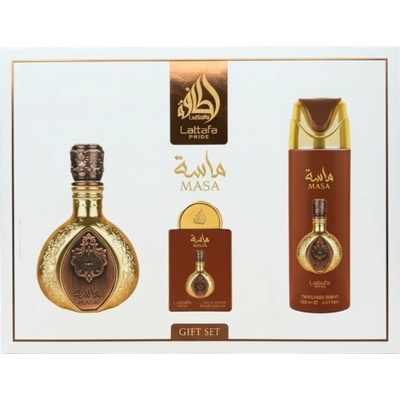 Lattafa Pride Masa EDP 100 ml + EDP 20 ml + tělový sprej 200 ml