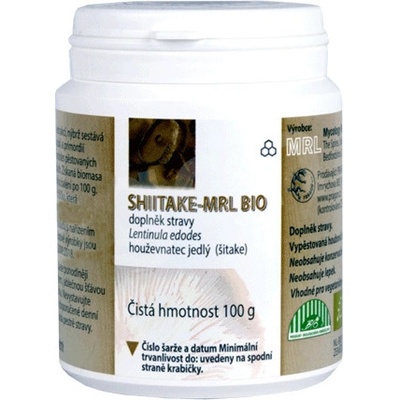 MRL Shiitake šitake BIO prášok 100 g