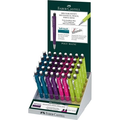 Faber-Castell Автоматичен молив Poly Matic, 0.7 mm, 40 броя в дисплей