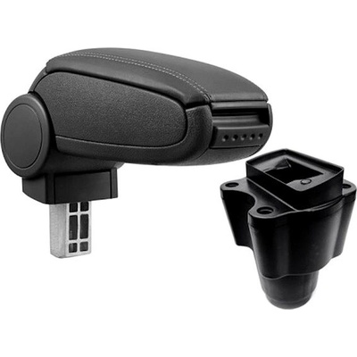 PROTEC Lakťová opierka, DACIA LOGAN/SANDERO 2, syntetická koža, čierna 2012 – 2020