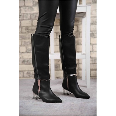 Moda Trend Дамски ботуши - Черни #298307 (298307_Черно)