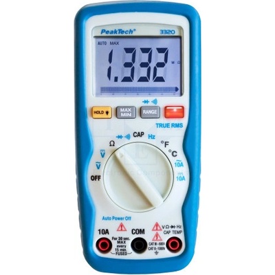 PEAKTECH P 3320 LCD 3,83-místný (6000); I DC:6/10A