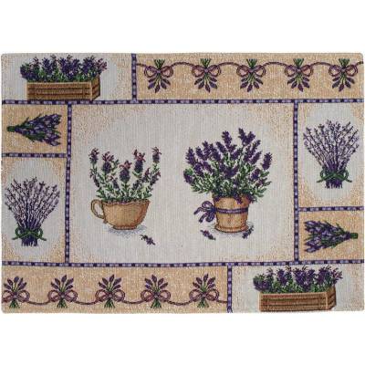 SCANquilt Prestieranie motiv levanduľa natur 32x48cm