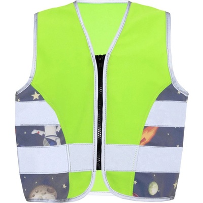 Korntex Action detská bezpečnostná vesta neon green/ufo