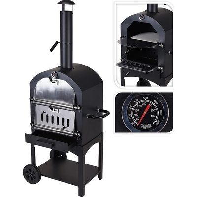 ProGarden BBQ pec na pizzu čierna KO-X85300070