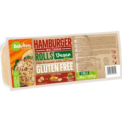 Balviten Vícezrnné hamburgerové bůlky bez lepku 2 x 75 g