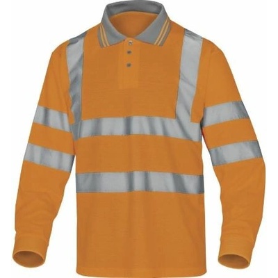 Delta Plus Reflexná pracovná polokošeľa METEOR Oranžová fluo 3XL